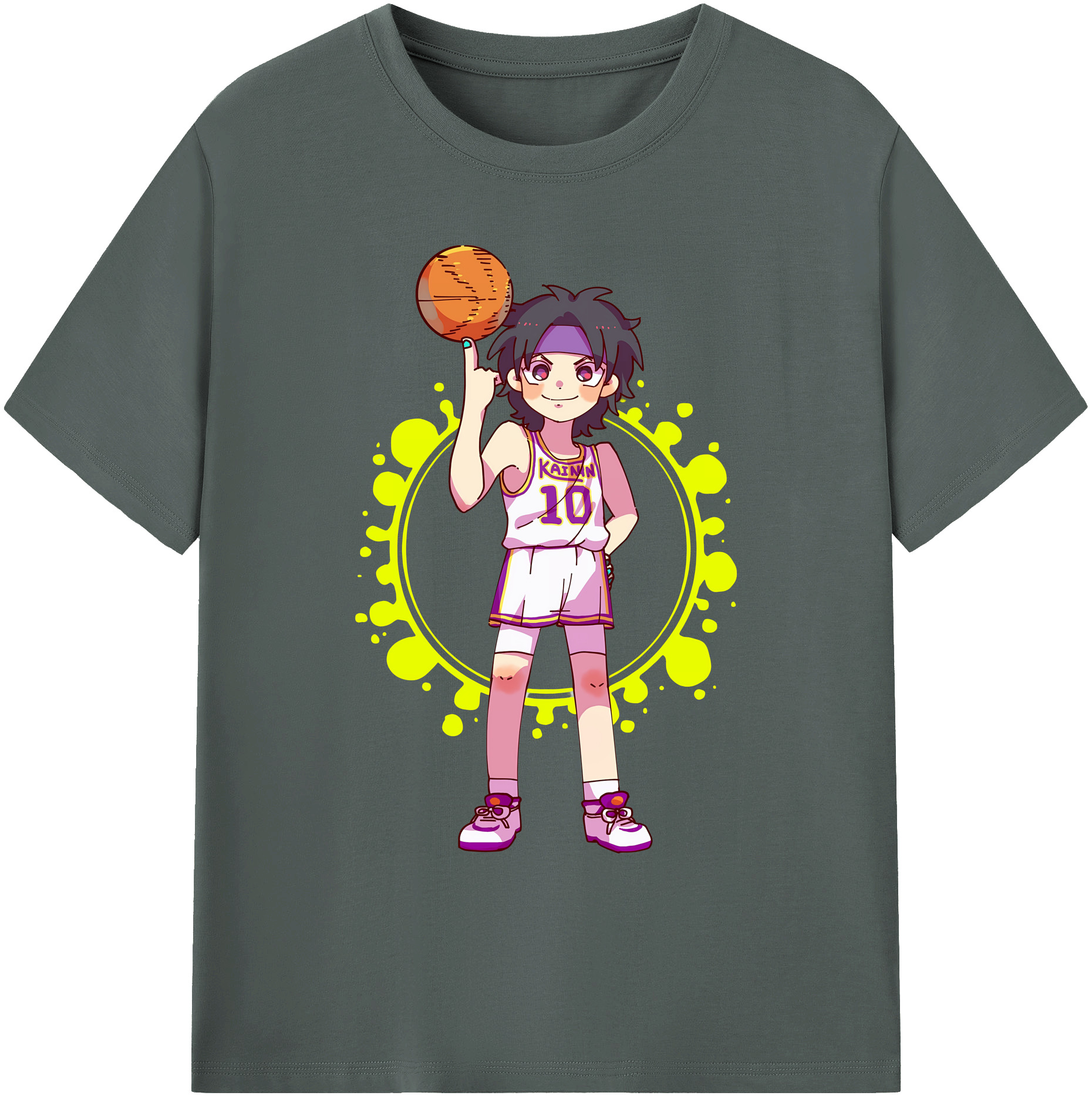 （画像用） SLAM DUNK／スラムダンク 綿100％ メンズ半袖Tシャツ｜肌触りやわらか＆通気性
